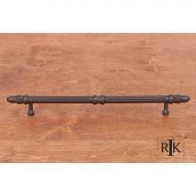 RK International CP 861 RB - 8'' c/c Lined Rod Pull with Petals  at  End