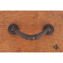 RK International CP 864 RB - Ornate Drop Pull with Petal Bases