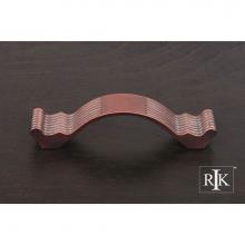 RK International CP 871 DC - 3 1/2'' c/c Wavy Contoured Pull with Lines