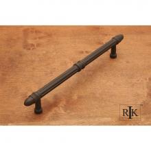 RK International PH 4861 RB - Lined Rod Appliance Pull with Petals  at  End