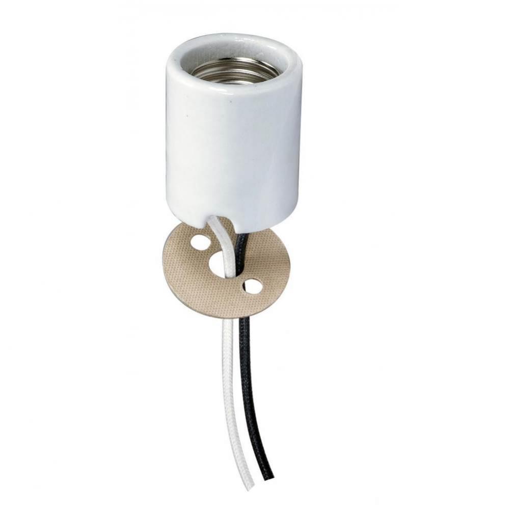 4 kV Keyless Porcelain Socket with 2 Wire