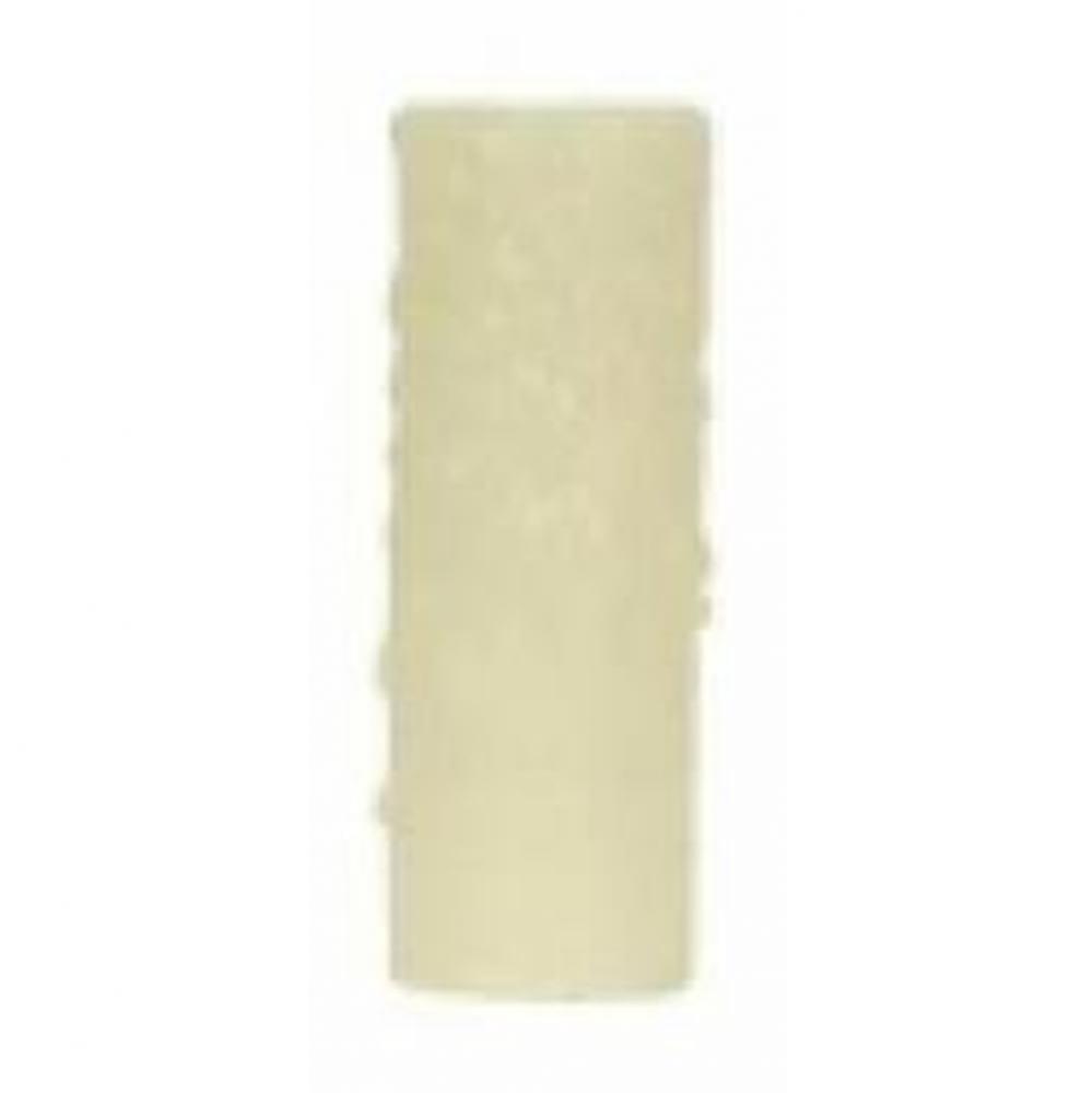 3'' Ivory Bees Wax Candle Cover
