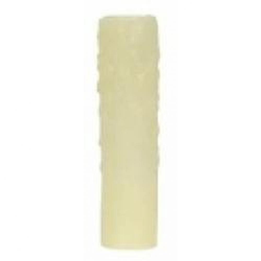 4'' Ivory Bees Wax Candle Cover