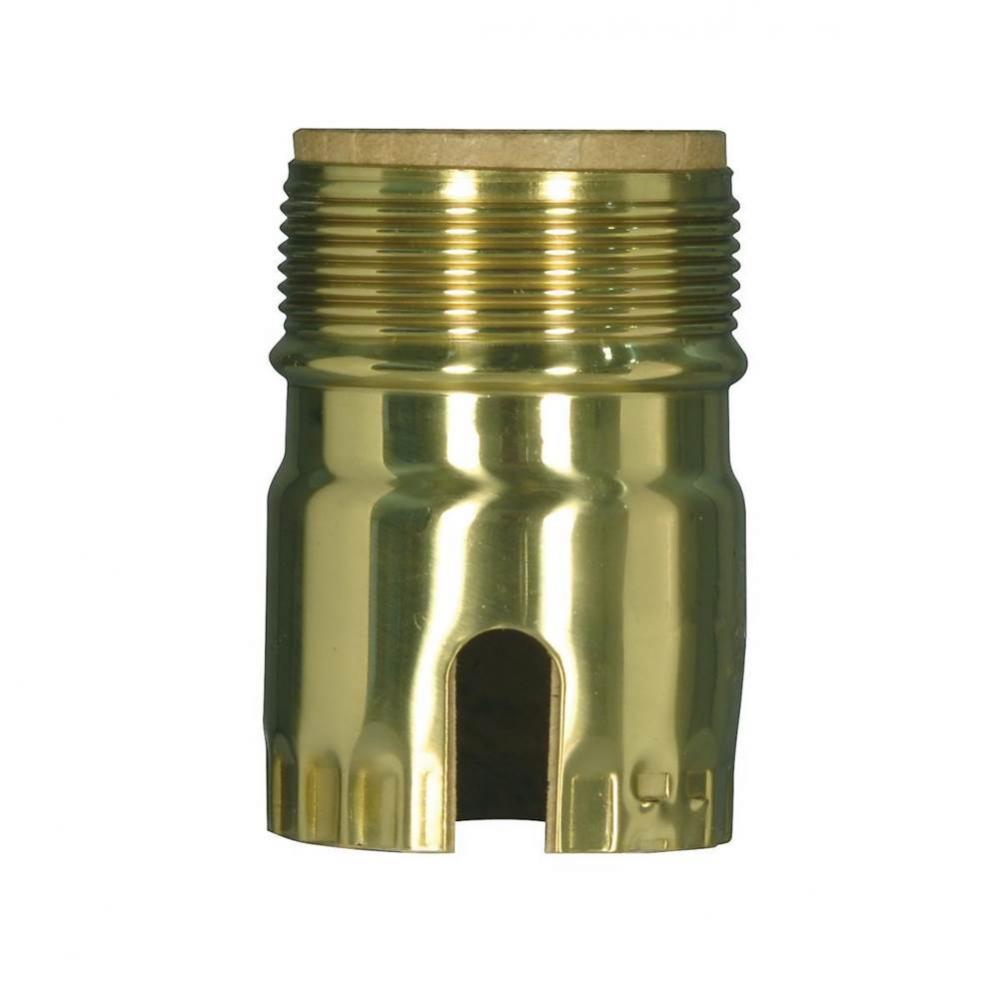 Polished Brass Solid Brass Shell with Unothread