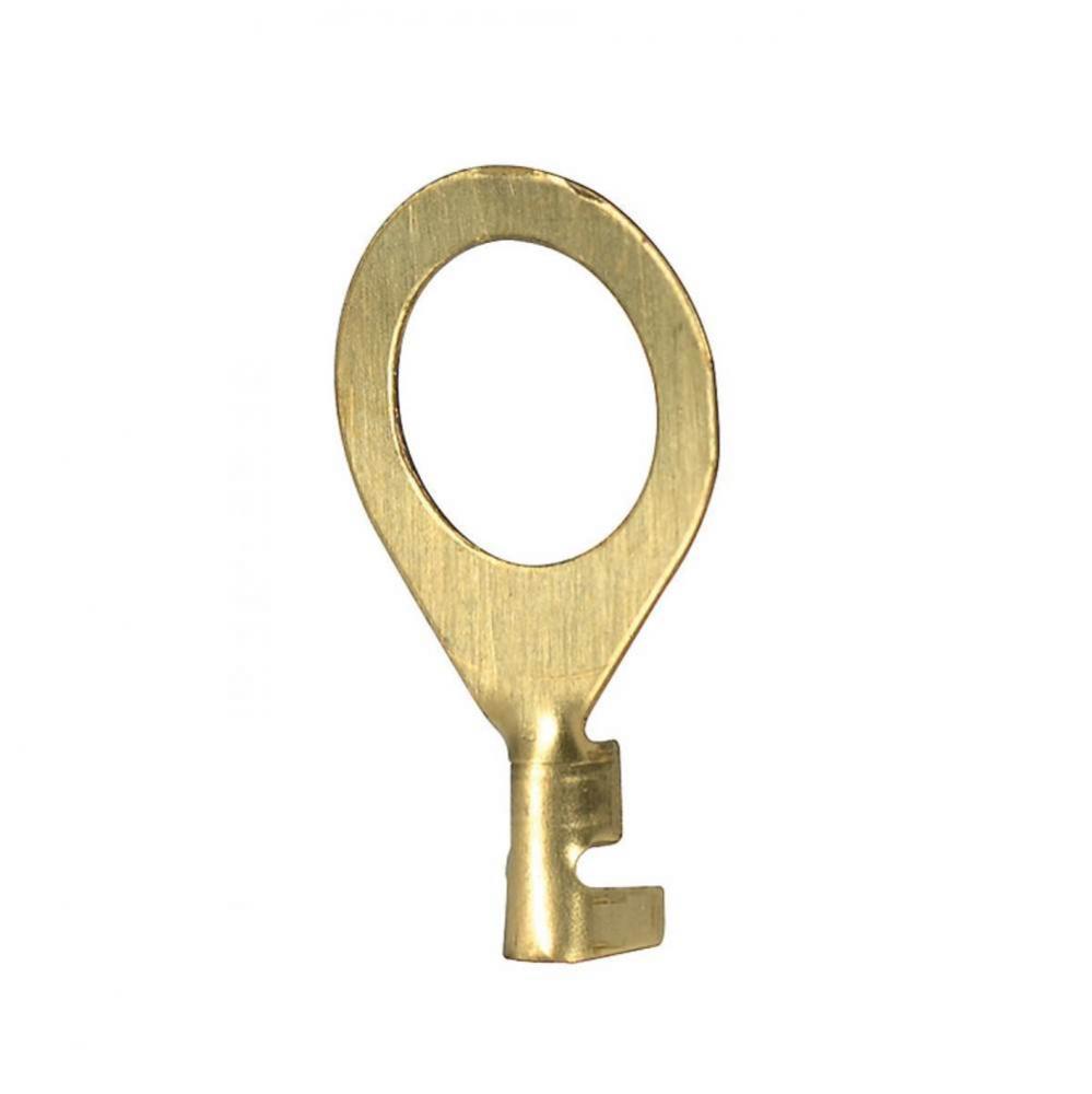 1/8 IP Brass Plated Round Lug