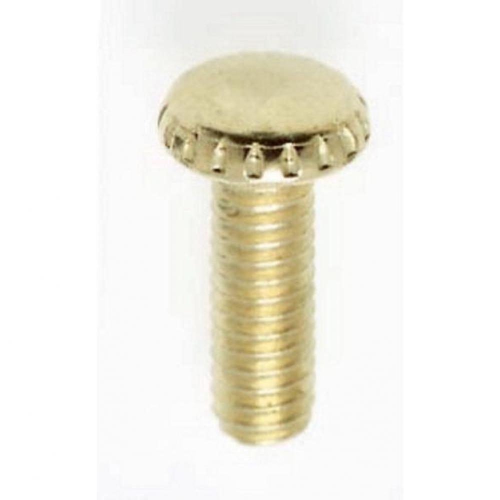 1/2'' Knurled 8/32 Screw Brass Finish