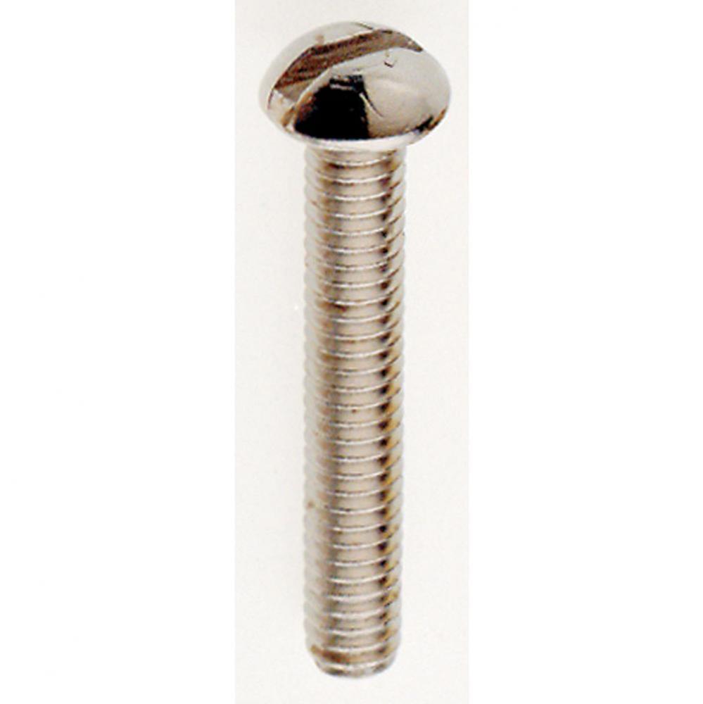 1'' Nickel Plated 8/32 Round Head Screw