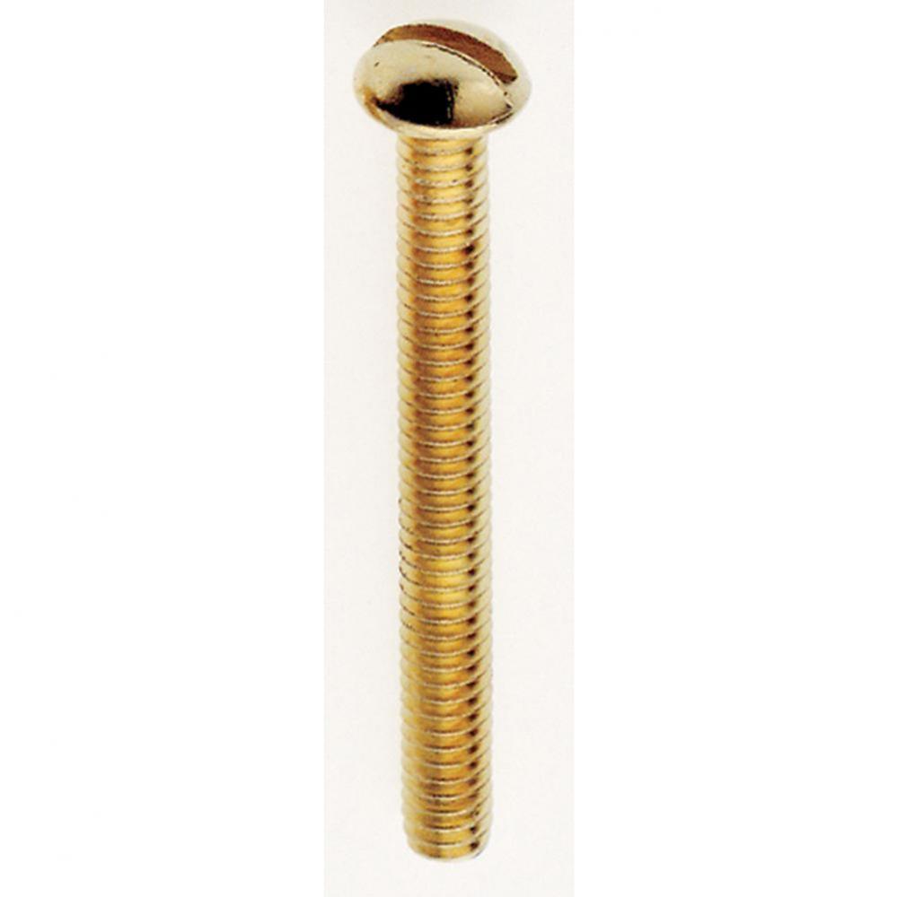 1-1/2''br Plated 8/32 Rh Screw