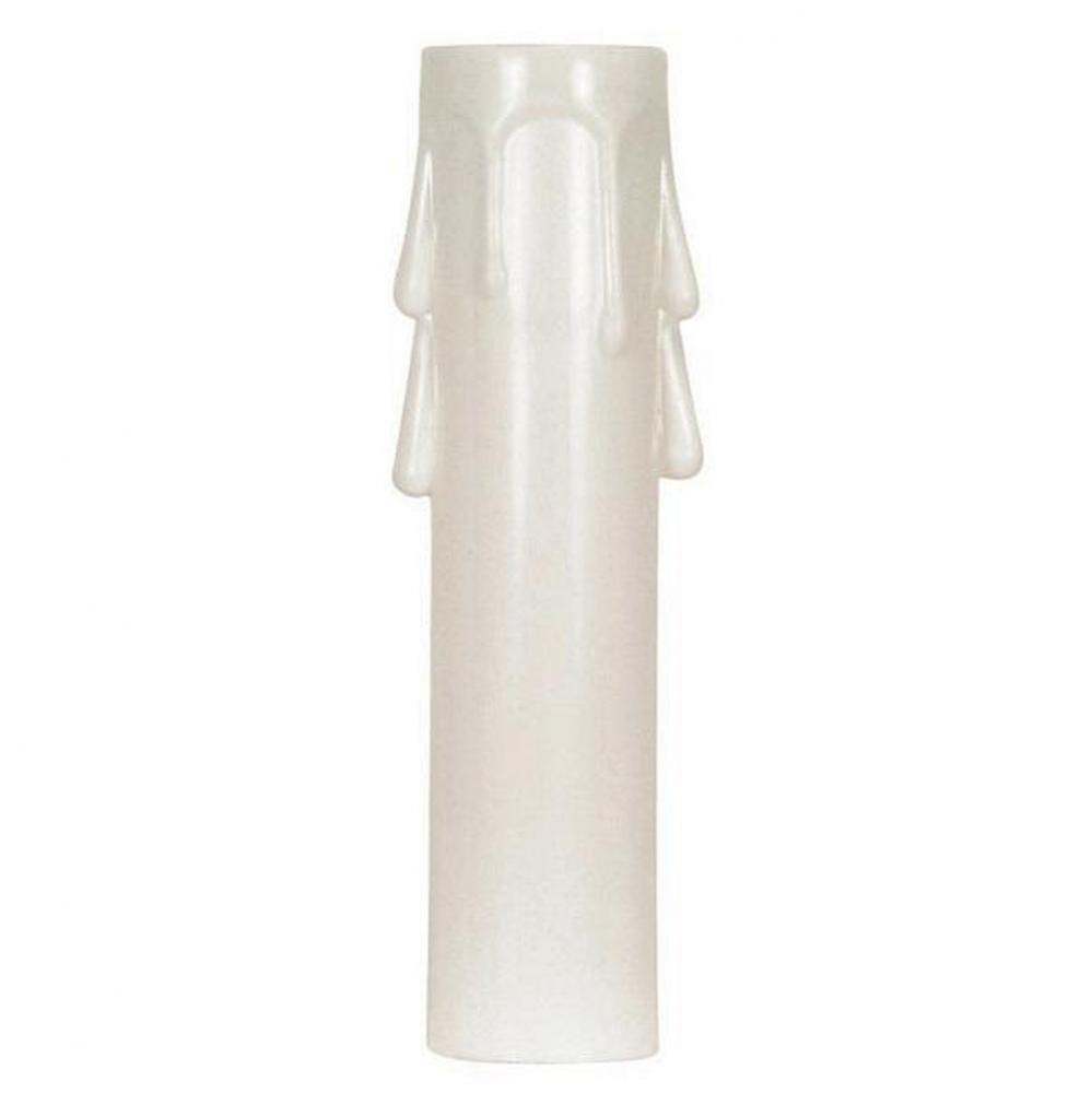 3-1/2'' Candelabra Ivory Drip Cover