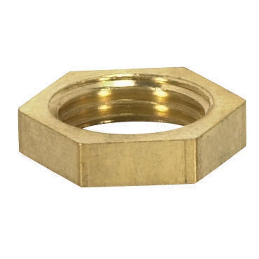 1/8 IP Hex Locknut Brass