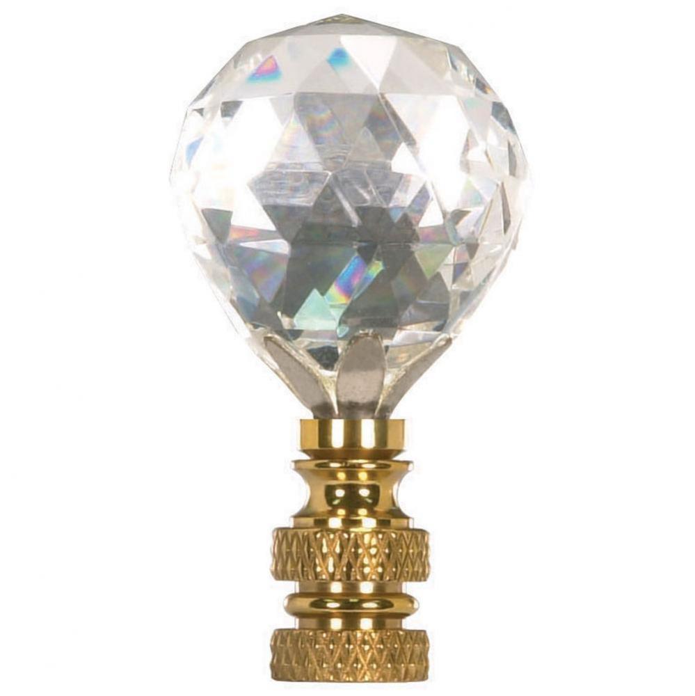 Pf8413 Ball Cut Crystal Finial