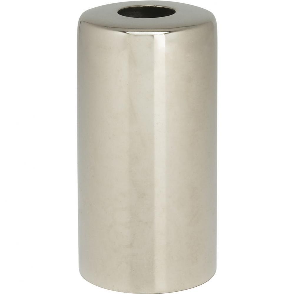1-7/8'' Brass Can Cup Polished Nickel 1'' Dia
