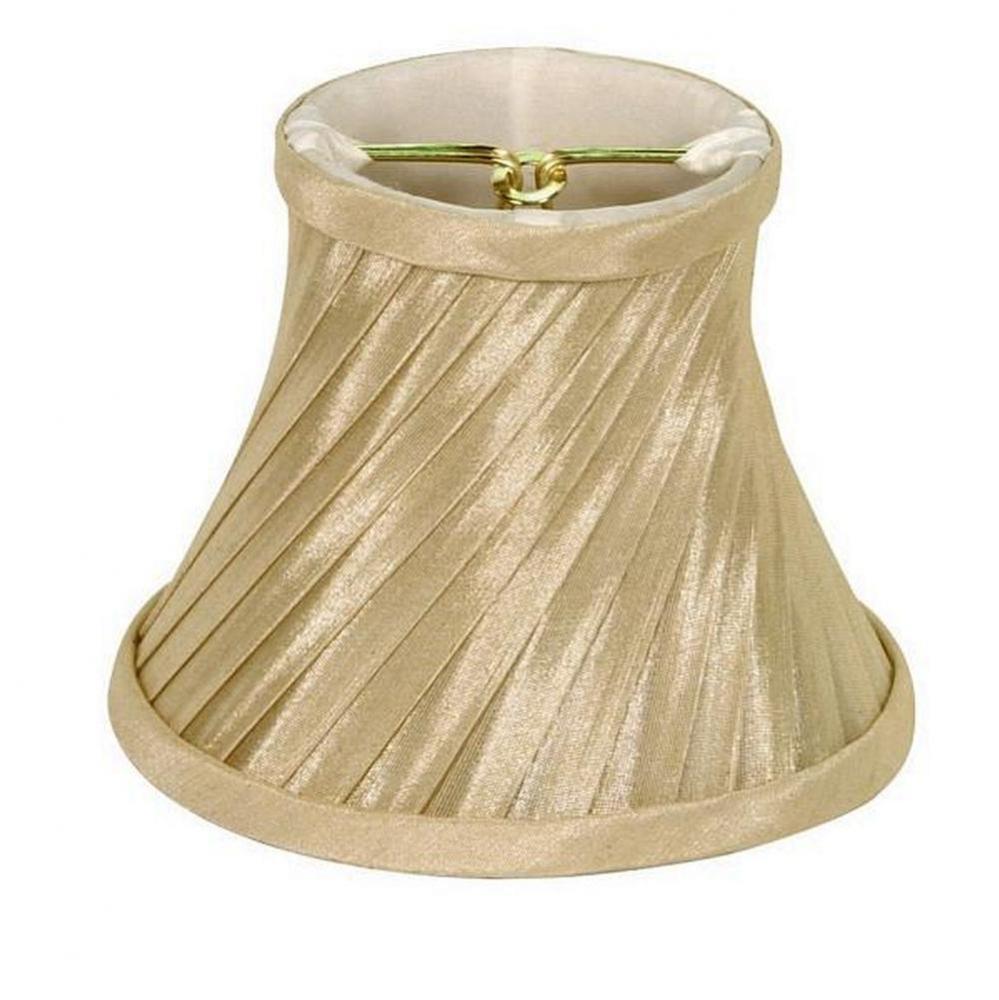 Beige Swirl Fold Pleat