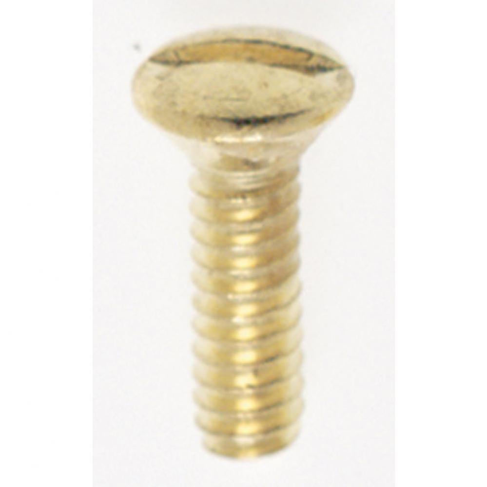 6/32 Brass Switchplate Screw