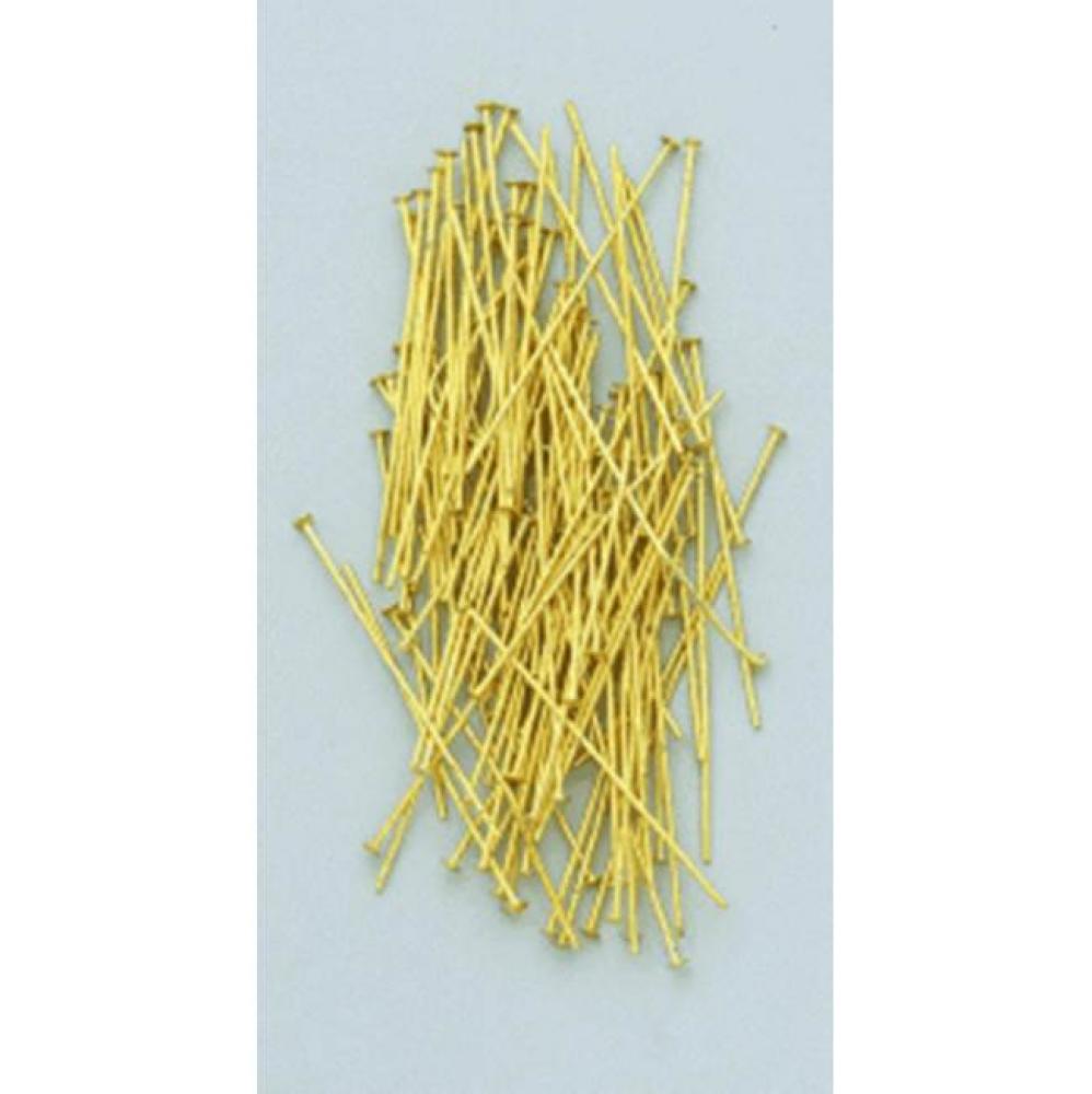 1-1/2'' Brass Finish Pins