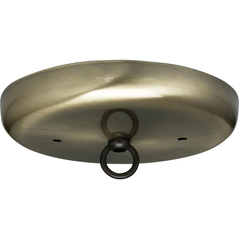 Antique Brass Finish Con Canopy Kit