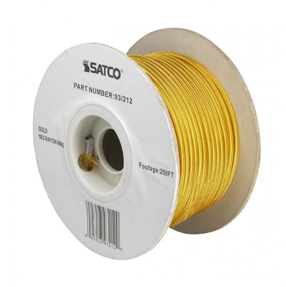 18/2 Gold Rayon 250 ft Spools
