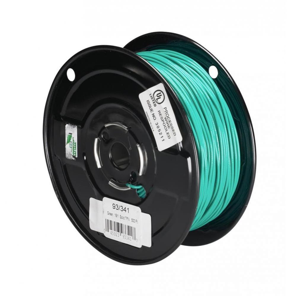 18/1 Solid Tfn Green 500 ft