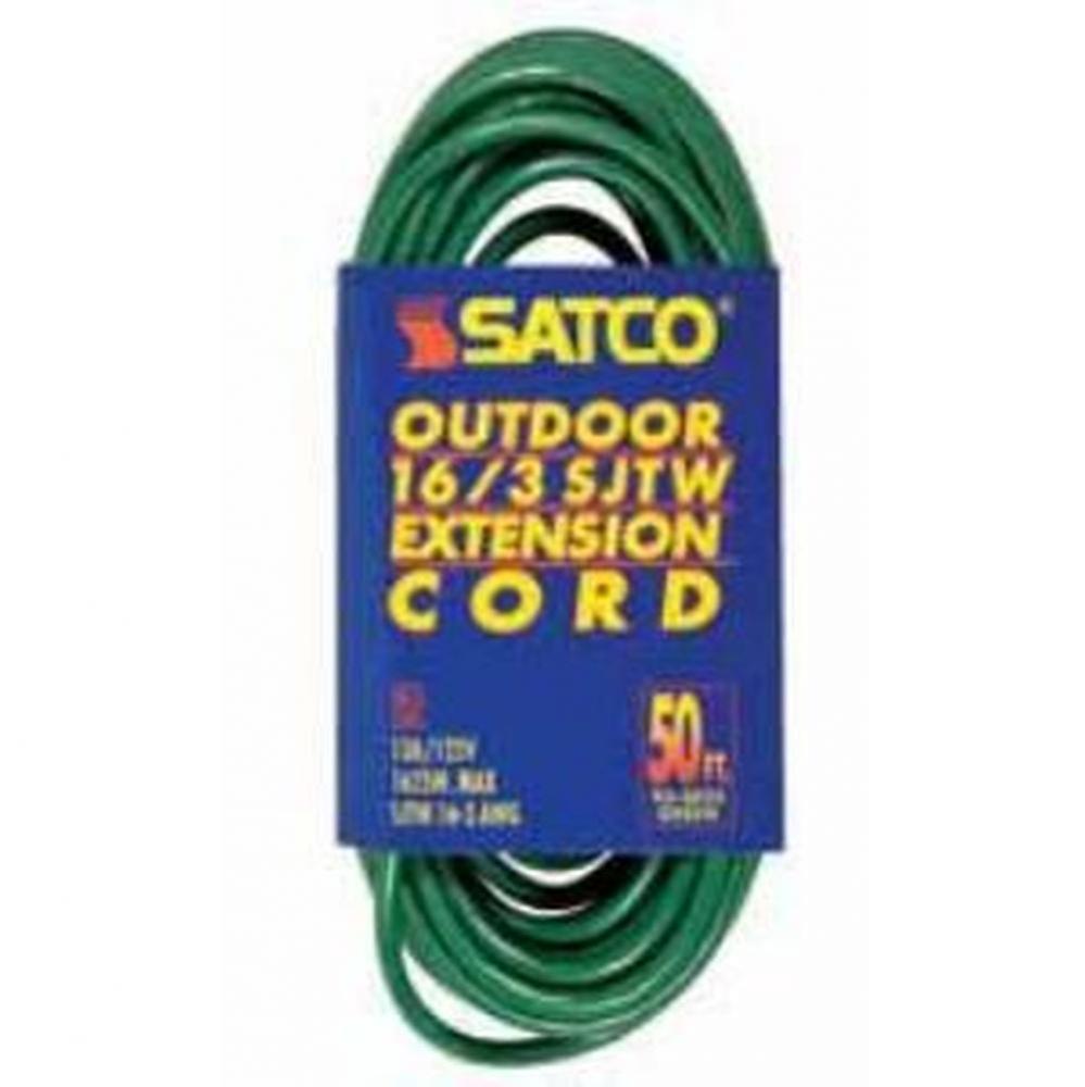50 ft 16/3 Sjtw Green Extension