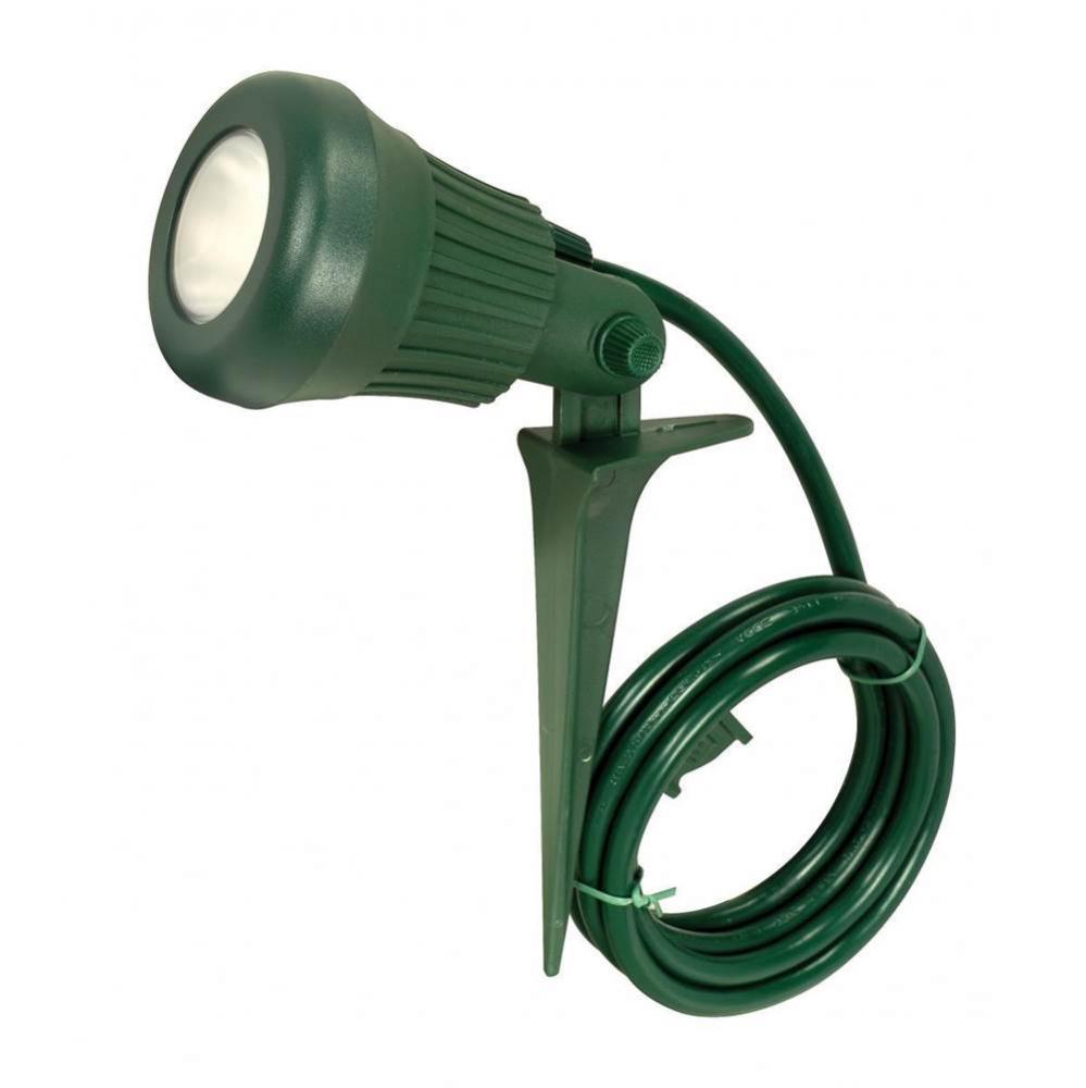 Green 5 LED Floodlight with 6 ft