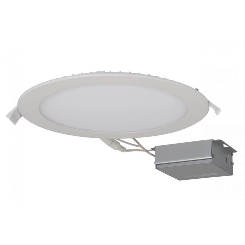 24 W LED Direct Wire Downlight, Edge-lit, 8'', 5000K, 120 V, Dimmable, Round, Remote Dri