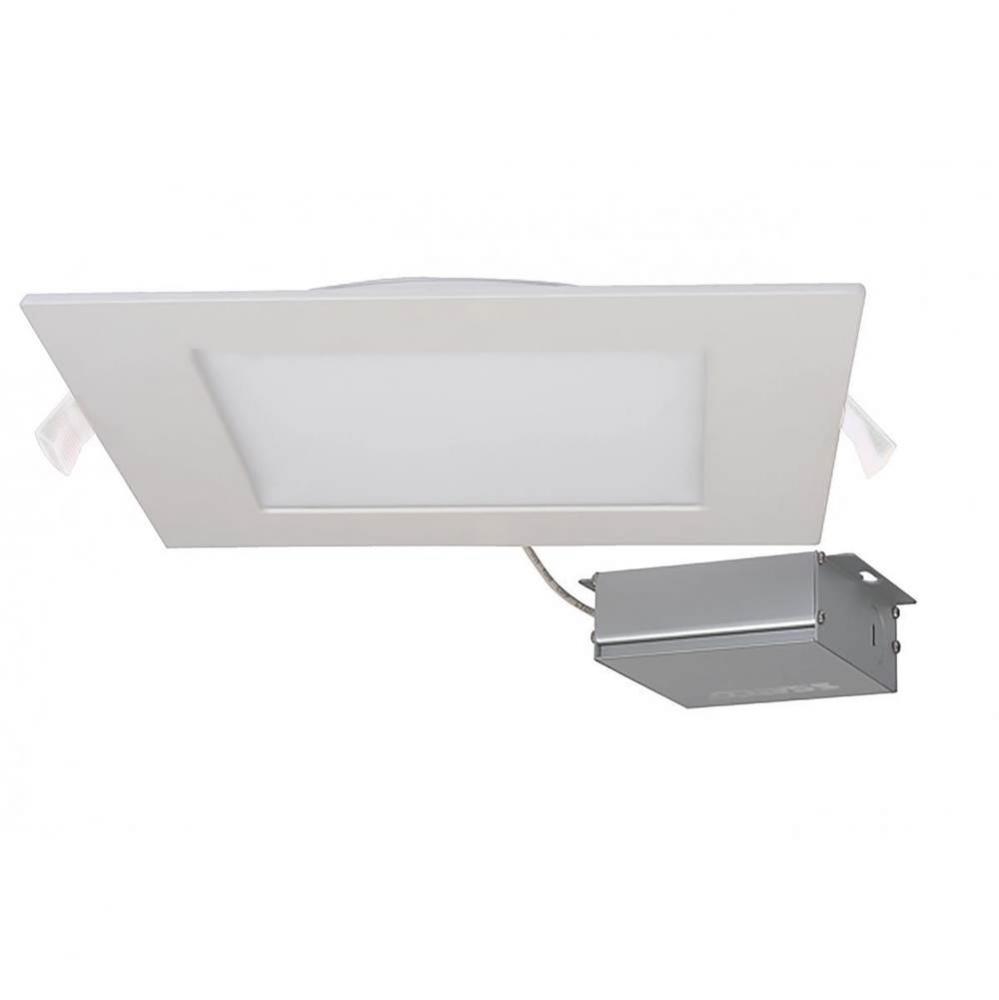 24 W LED Direct Wire Downlight, Edge-lit, 8'', 4000K, 120 V, Dimmable, Square, Remote Dr