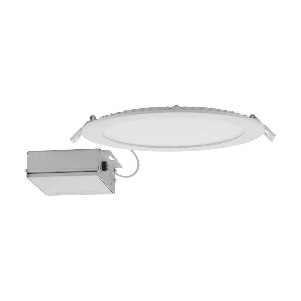 24 W LED Direct Wire Downlight, Edge-lit, 8'', CCT Selectable, 120 V, Dimmable, Round, R