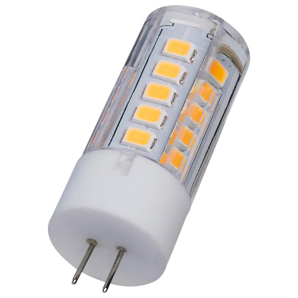 3 Watt Mini LED - G4 Base - 3000K - Clear Finish - 12 Volt