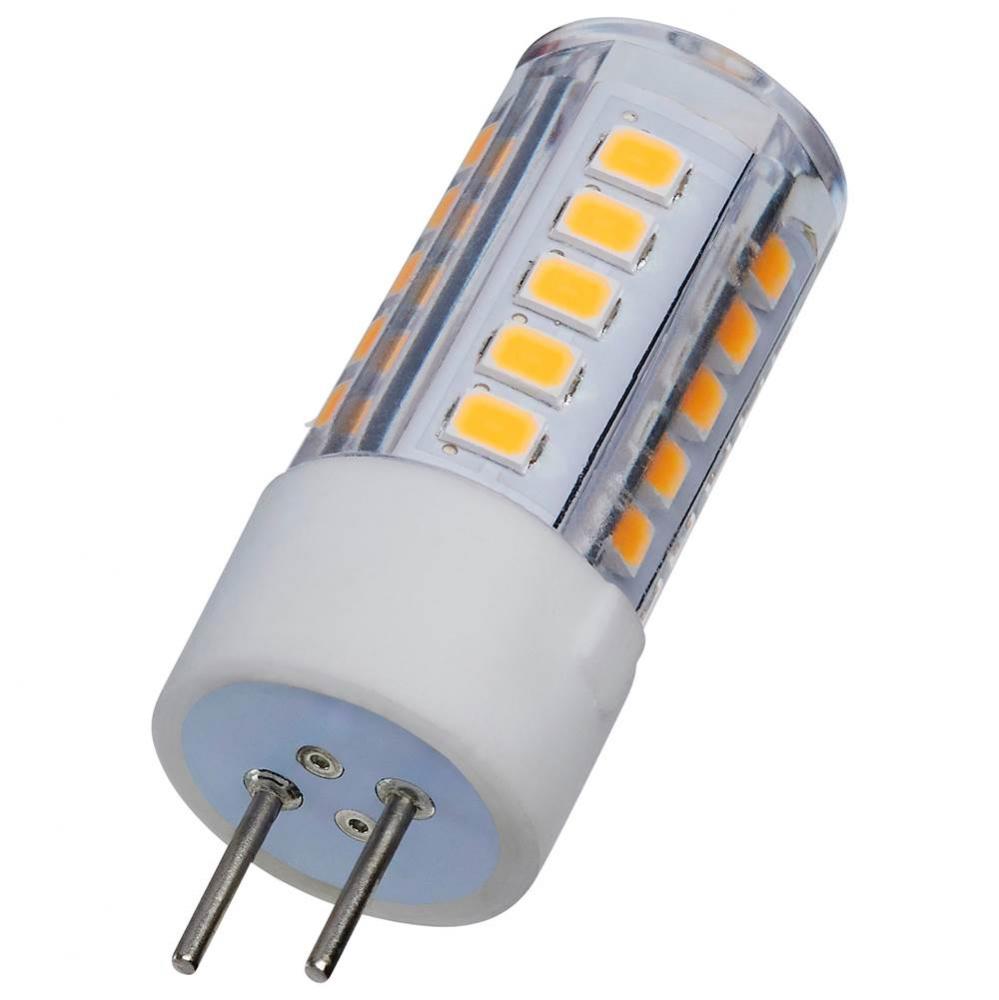 4.5 Watt Mini LED - GY6.35 Base - 3000K - Clear Finish - 12 Volt