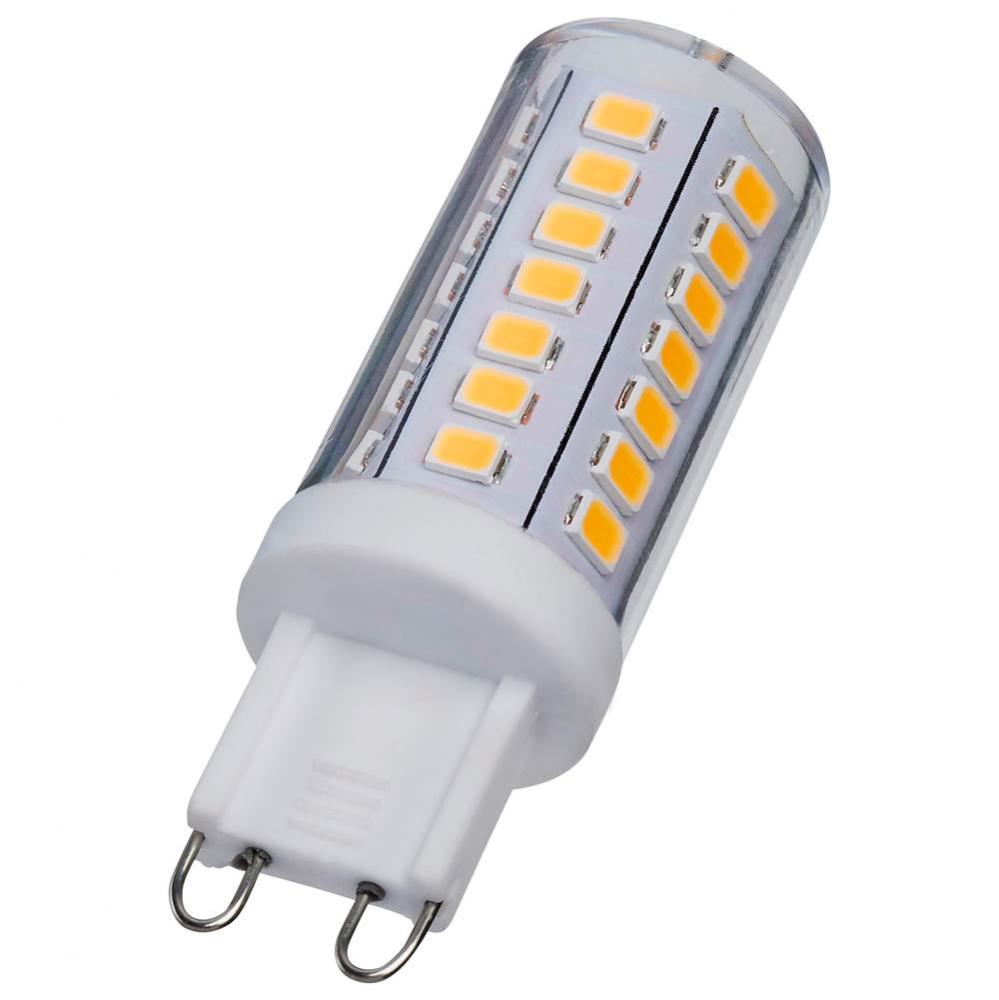 5 Watt Mini LED - G9 Base - 3000K - Clear Finish - 120 Volt