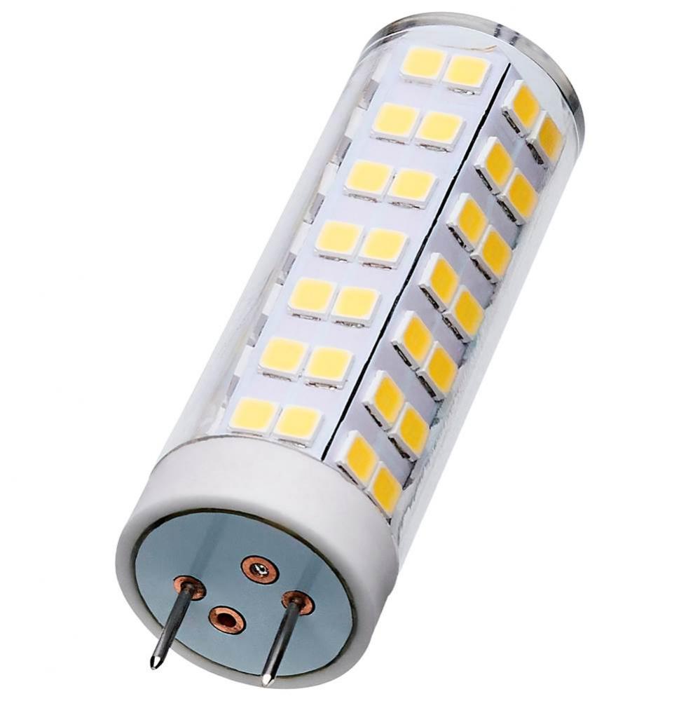 6.5 Watt T6 LED - Clear Finish - G8 Base - 3000K - 120 Volt