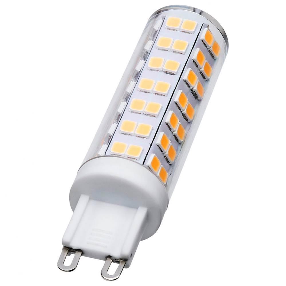 6.5 Watt T6 LED - Clear Finish - G9 Base - 3000K - 120 Volt