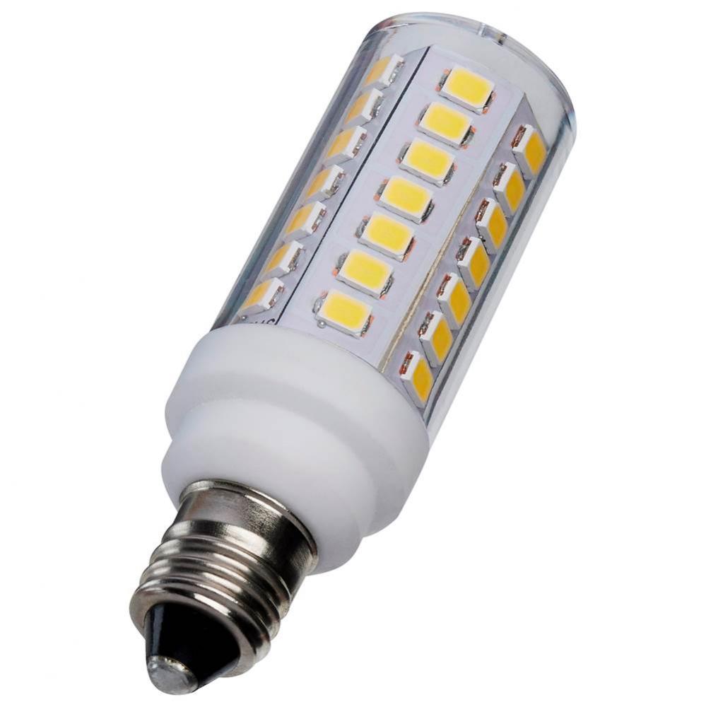 5 Watt T6 LED - Clear Finish - E11 Base - 5000K - 120 Volt