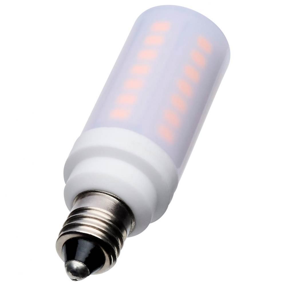 5 Watt T6 LED - Frost Finish - E11 Base - 3000K - 120 Volt