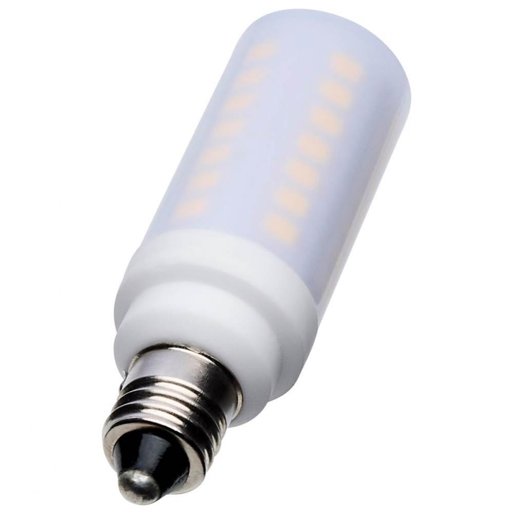 5 Watt T6 LED - Frost Finish - E11 Base - 5000K - 120 Volt