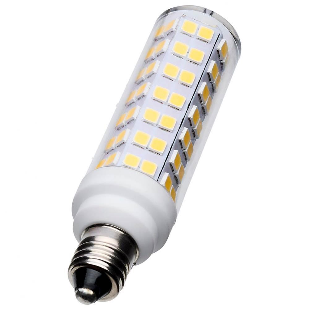 6.5 Watt T6 LED - Clear Finish - E11 Base - 5000K - 120 Volt