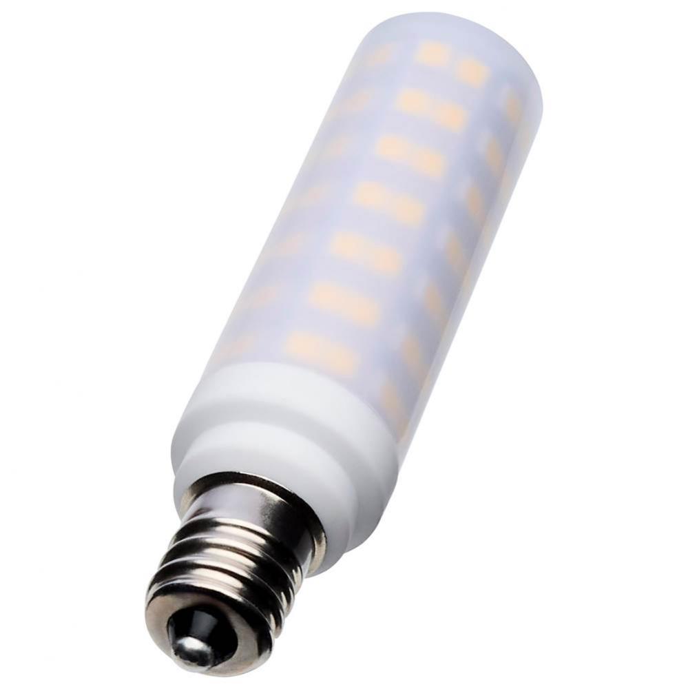 6.5 Watt T6 LED - Frost Finish - E12 Base - 5000K - 120 Volt