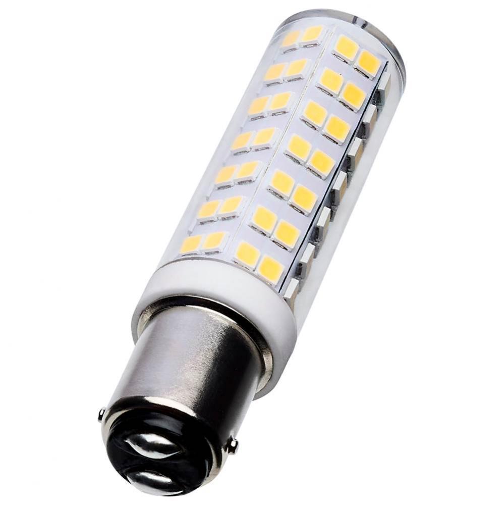 6.5 Watt T6 LED - Clear Finish - DC Base - 5000K - 120 Volt