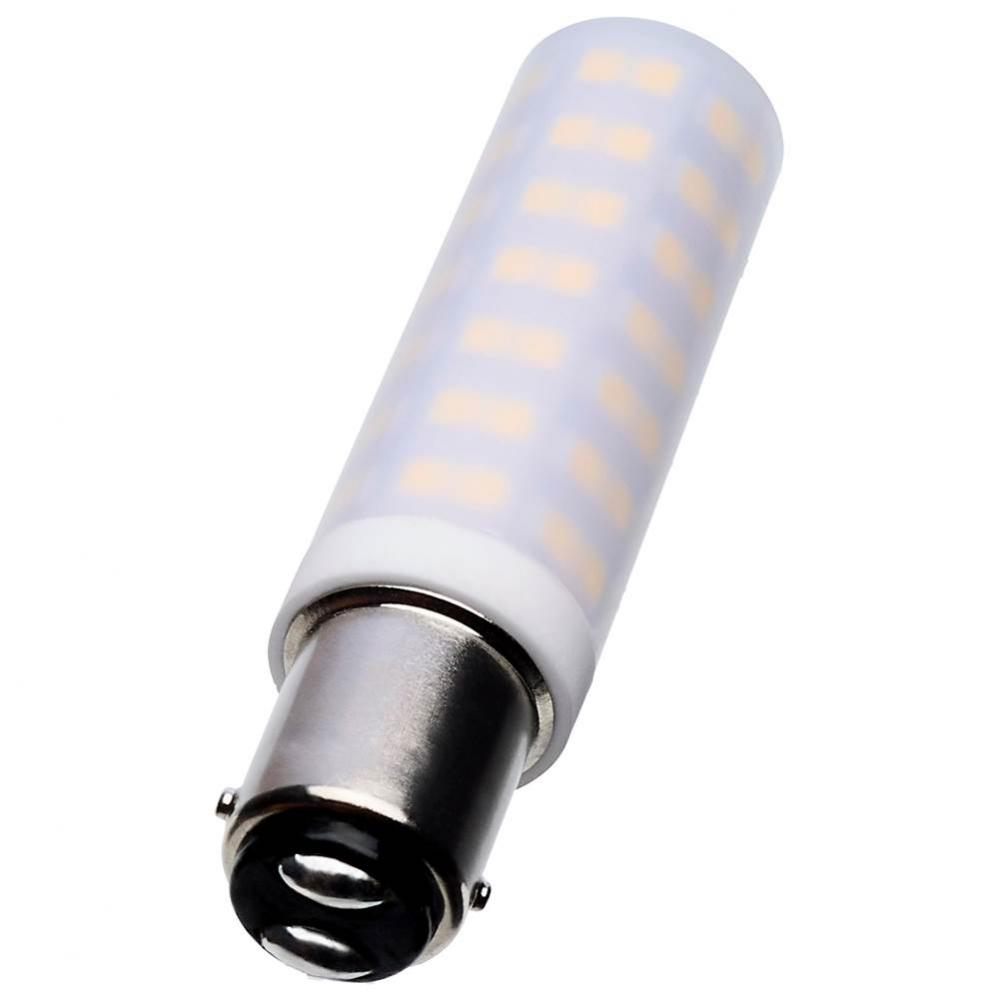 6.5 Watt T6 LED - Frost Finish - DC Base - 5000K - 120 Volt