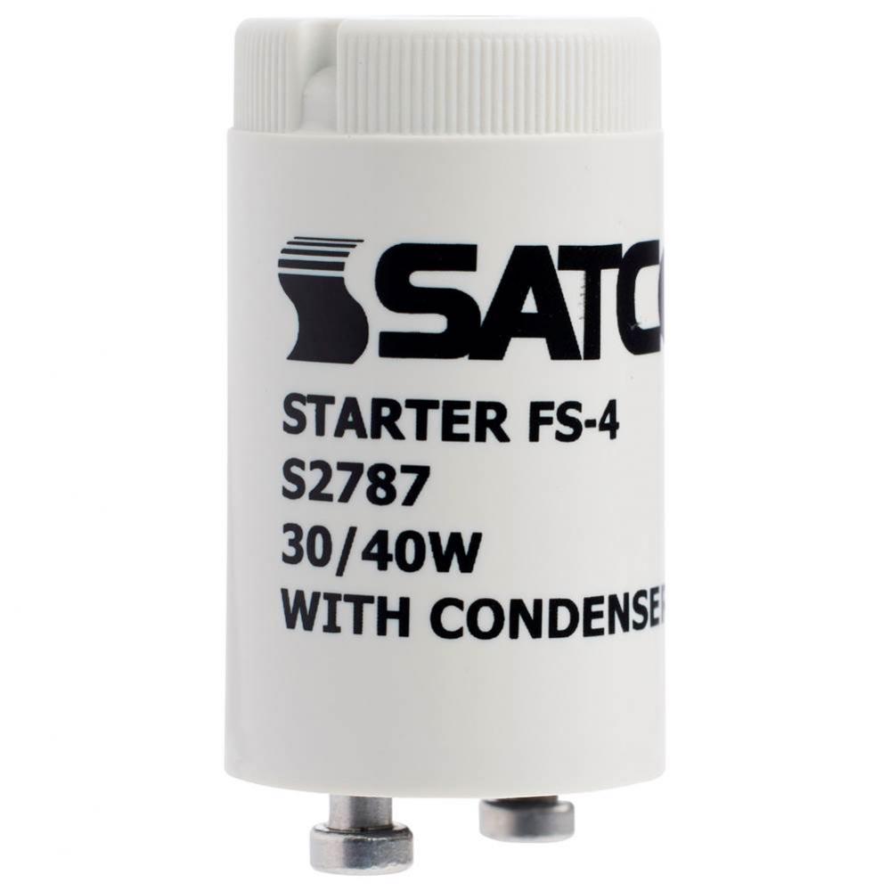 Fs/4 Starter With Condensor; 13, 30, 40W