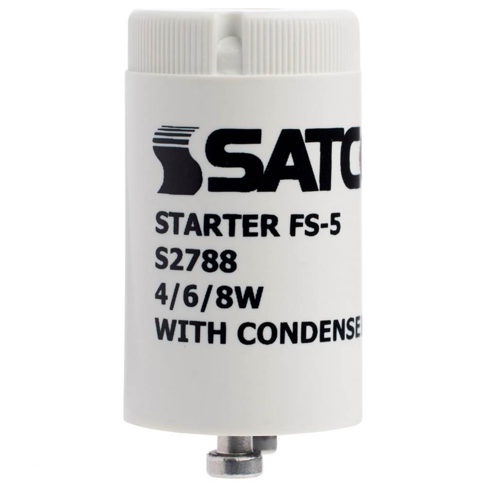 Fs/5 Starter With Condensor; 4, 6, 8W