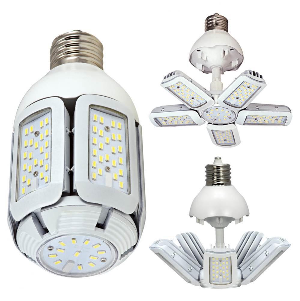 60 watt - LED HID Replacement; 5000K; Mogul extended base; Adjustable beam angle; 100-277