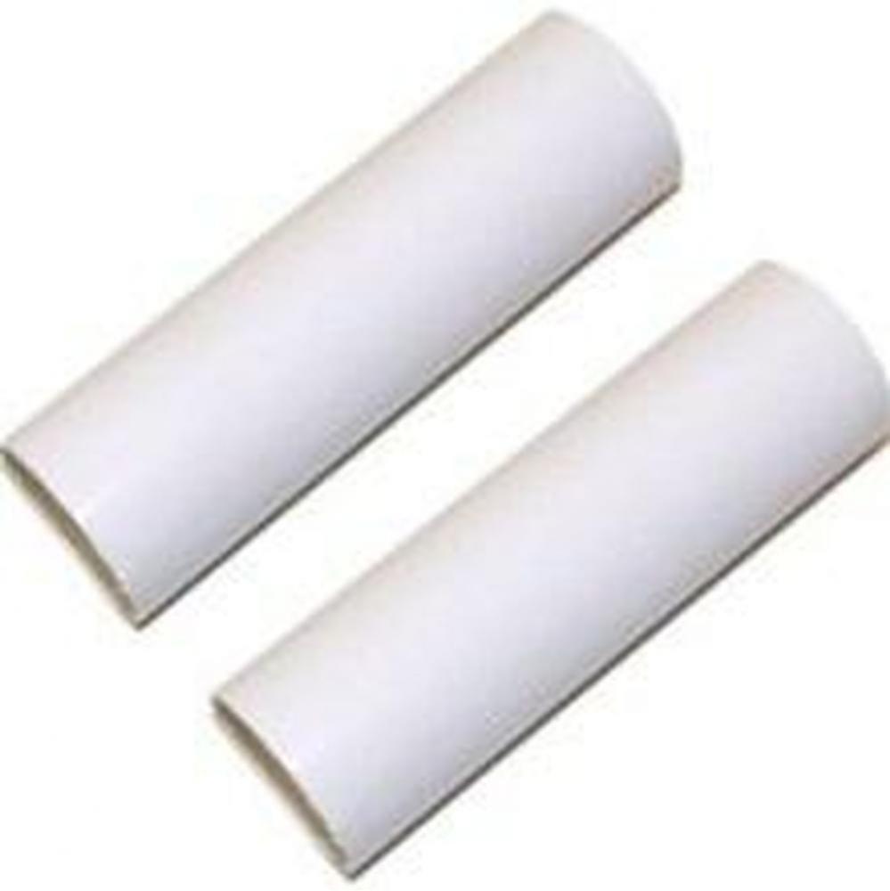 2-4'' White Plastic Standard Candle Cover