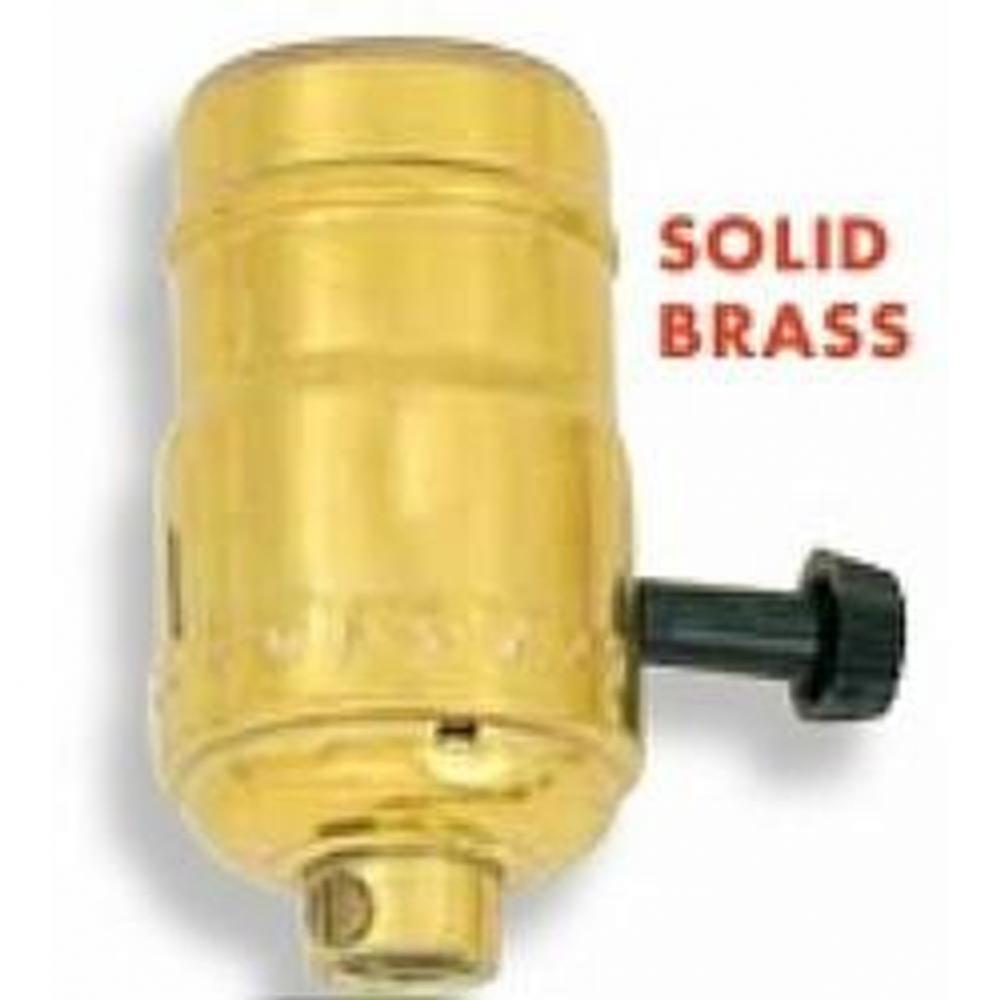 Solid Brass 3 Way Medium Turn Socket