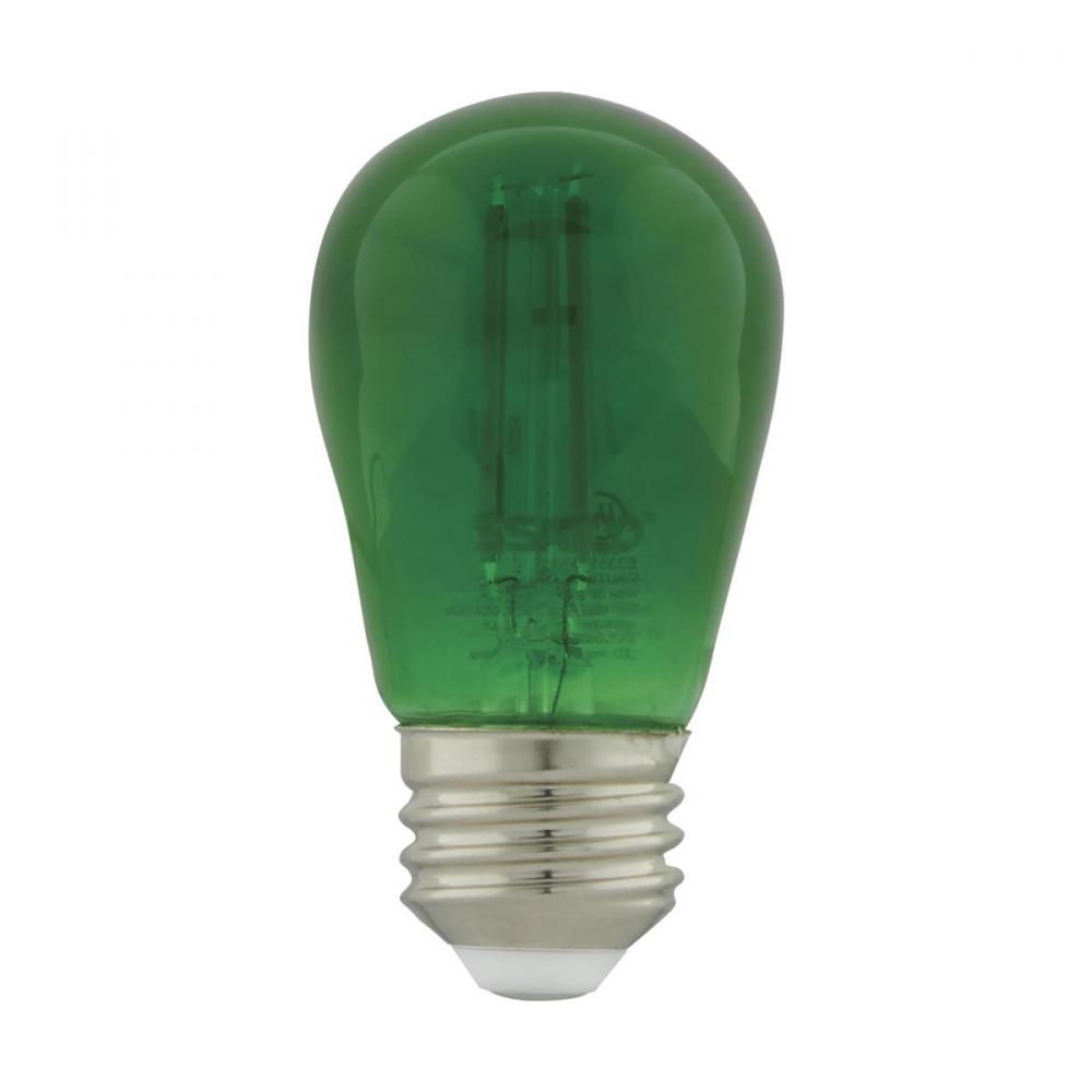 1W/LED/S14/GREEN/120V/ND/4PK