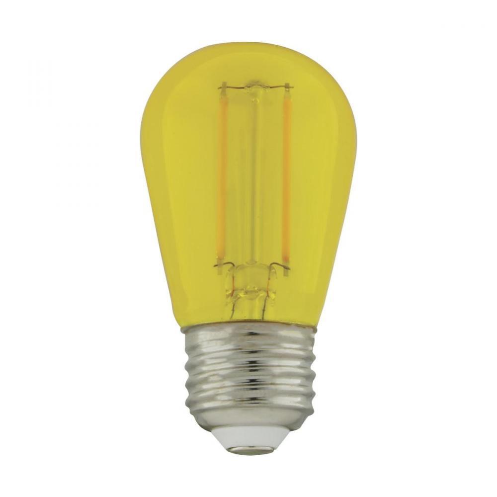 1W/LED/S14/YELLOW/120V/ND/4PK