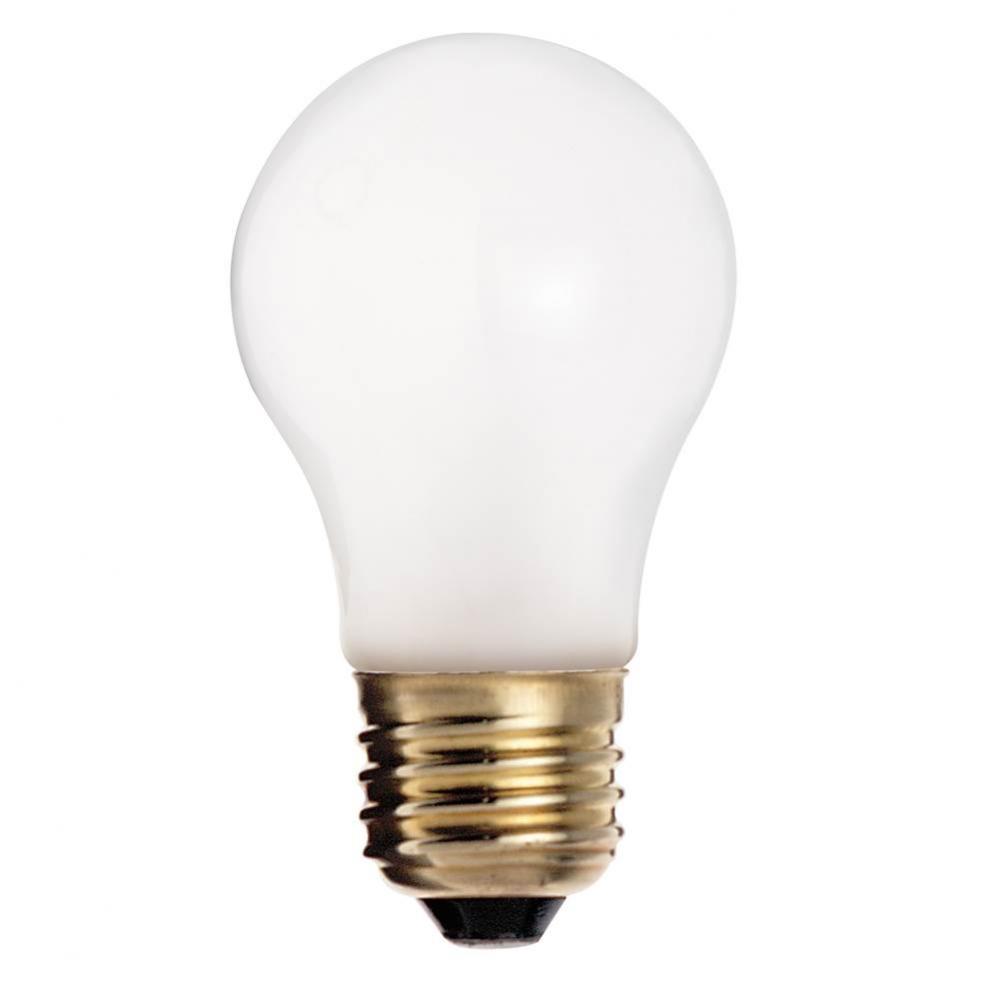60 watt A15 Incandescent; Frosted; 2500 Average rated hours; 570 lumens; Medium base; 130 volts;