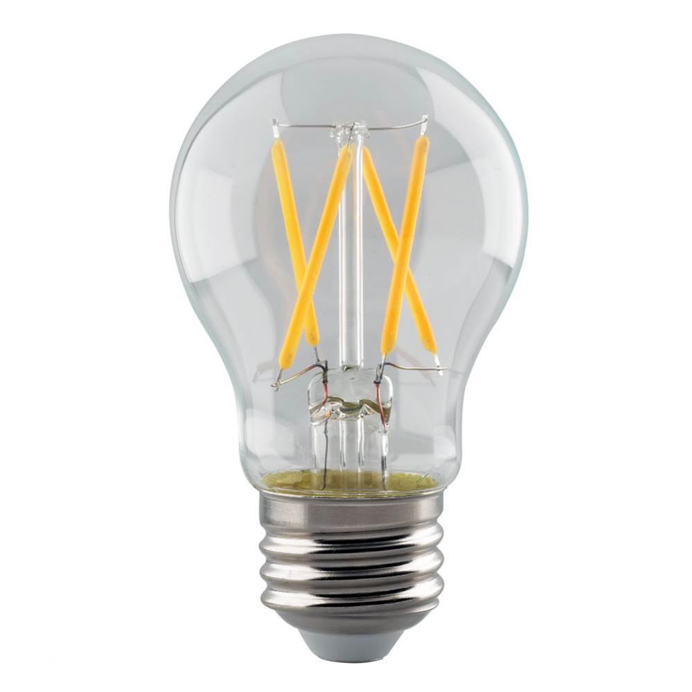 5 Watt A15 LED; Clear; Medium base; 2700K; 500 Lumens; 120 Volt