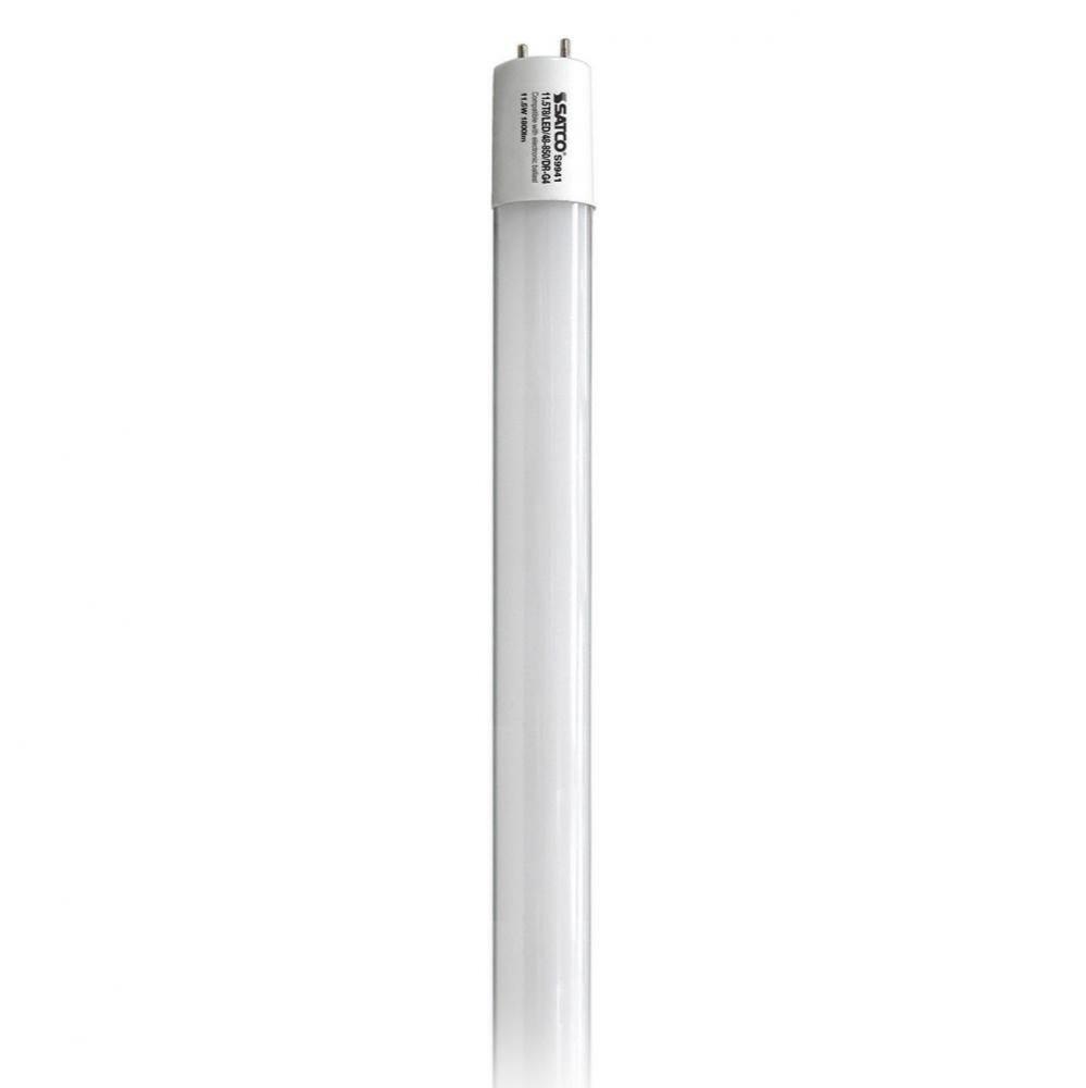 11.5 watt T8 LED; Medium bi-pin base; 5000K; 50000 Average rated hours; 1800