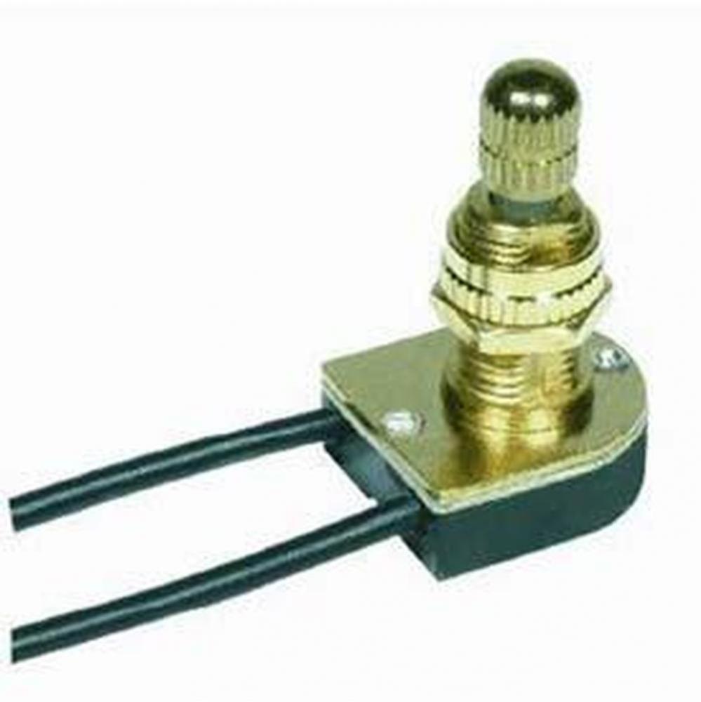Brass Finish Rotary On/Off Switch 5/8'' S